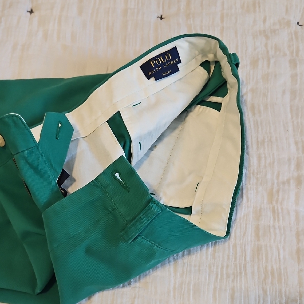Polo by Ralph Lauren Men's Teal Chinos